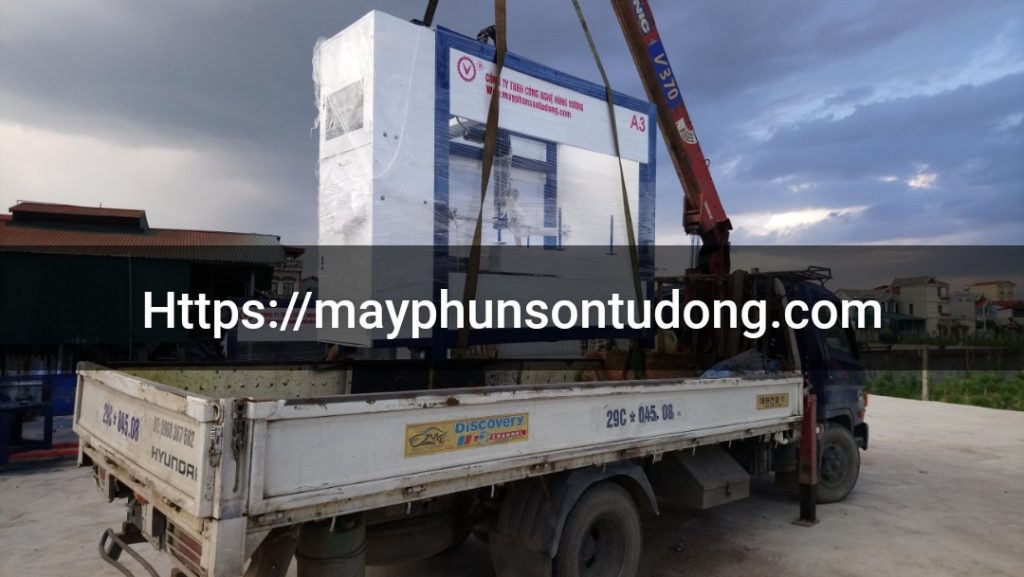 Băng chuyền sơn sấy kính tự động Băng chuyền sơn sấy kính tự động