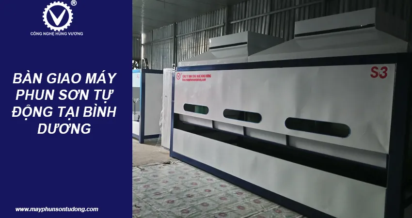 lắp máy phun sơn tự động S3 bÌnh dương