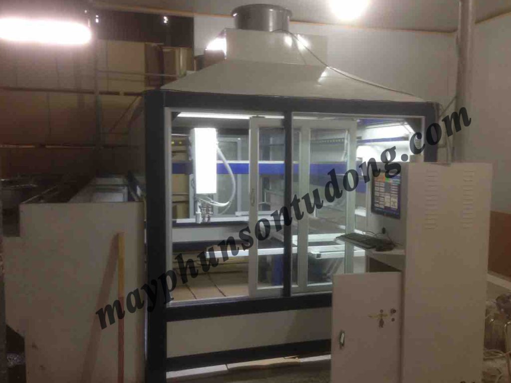 bàn giao máy phun sơn tự động cho tập đoàn Nam Long bàn giao máy phun sơn tự động cho tập đoàn Nam Long