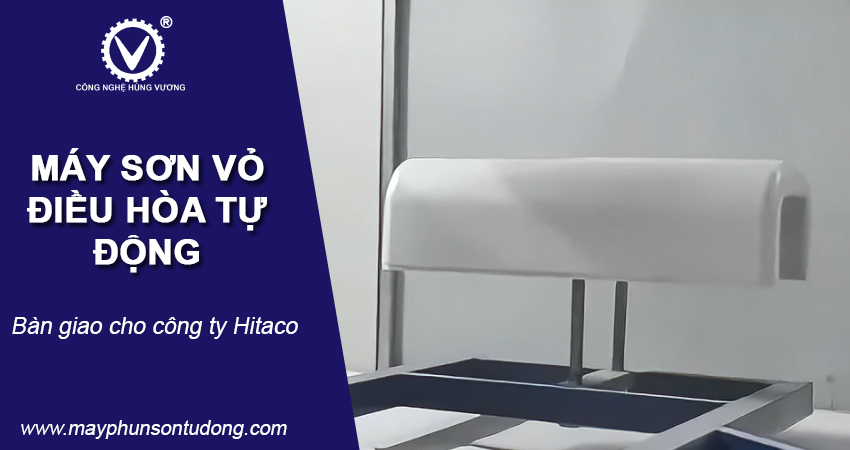 máy sơn vỏ điều hòa