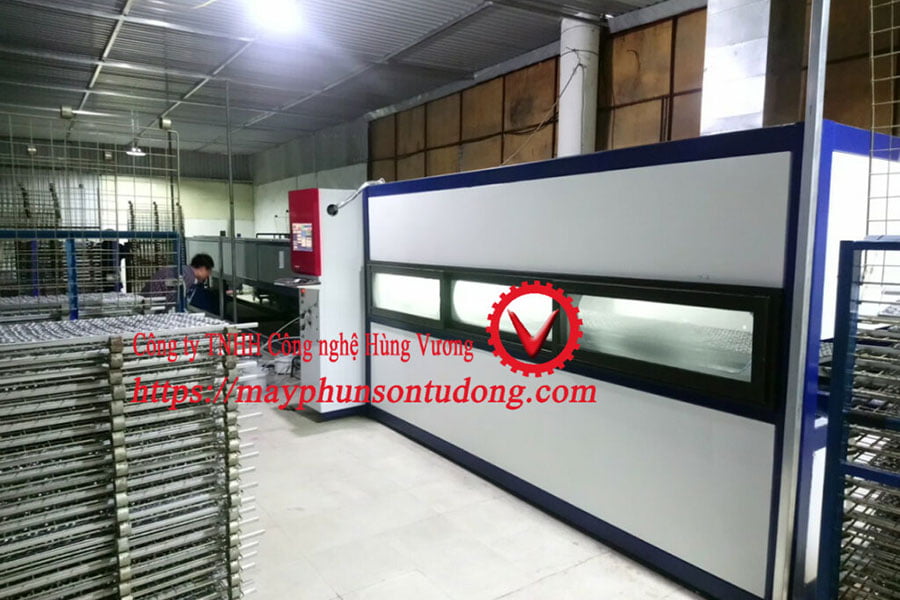 dây chuyền máy phun sơn tự động dây chuyền máy phun sơn tự động