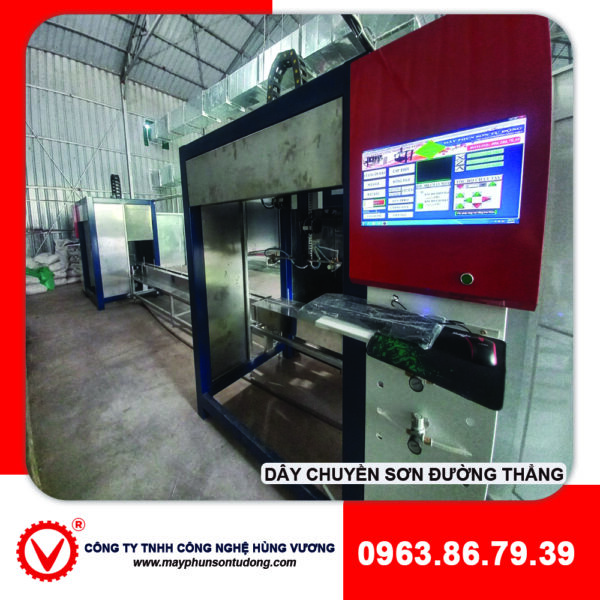 dây chuyền phun sơn kiểu line