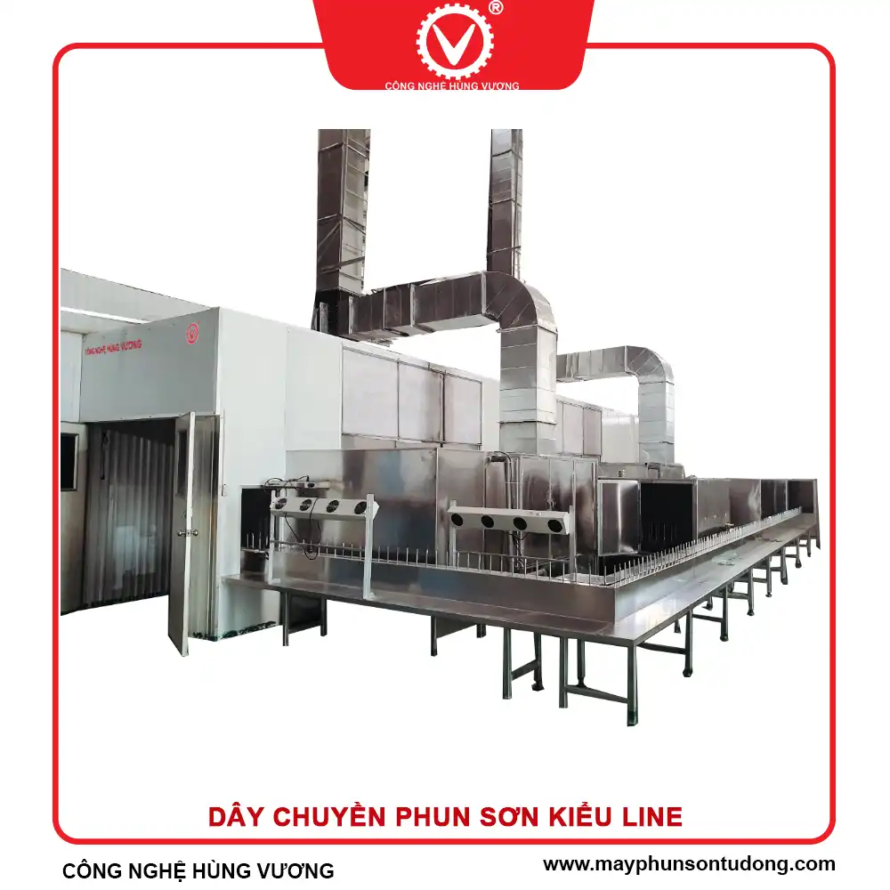 Dây chuyền phun sơn kiểu Line