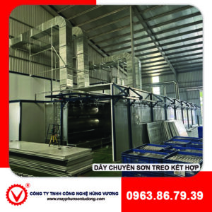 dây chuyền sơn treo kết hợp