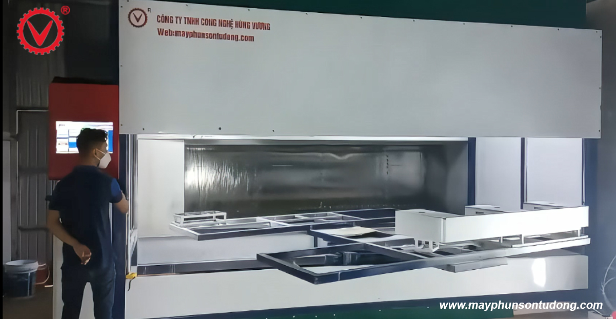 Máy phun sơn tự động S6