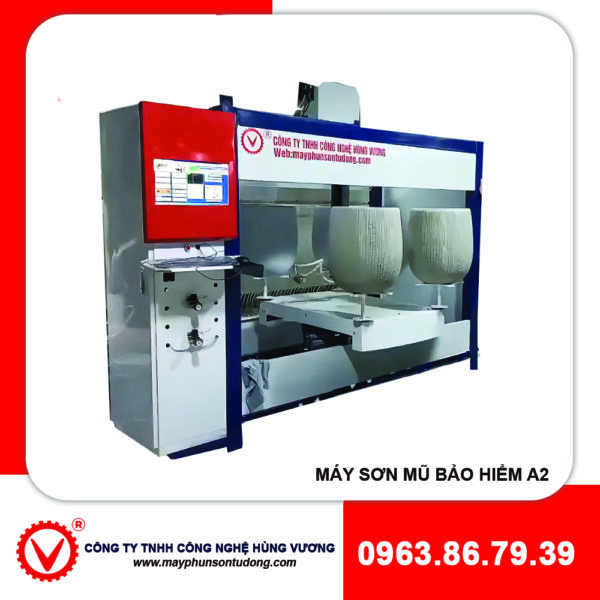 máy sơn mũ bảo hiểm A2