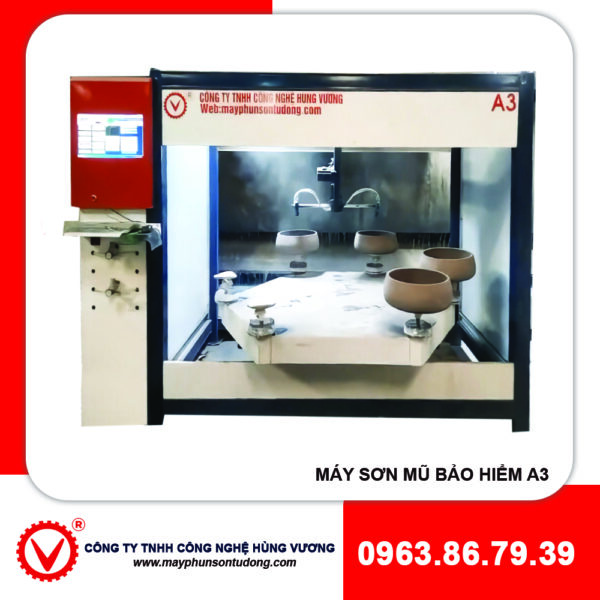 máy sơn mũ bảo hiểm A3
