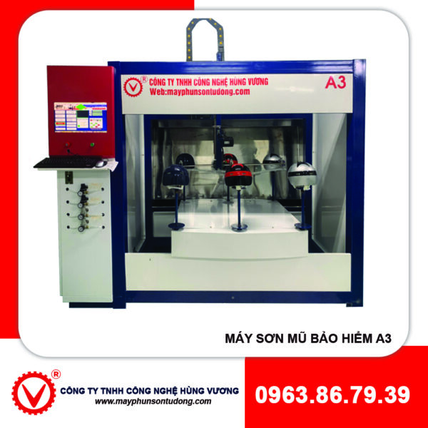 máy sơn mũ bảo hiểm A3