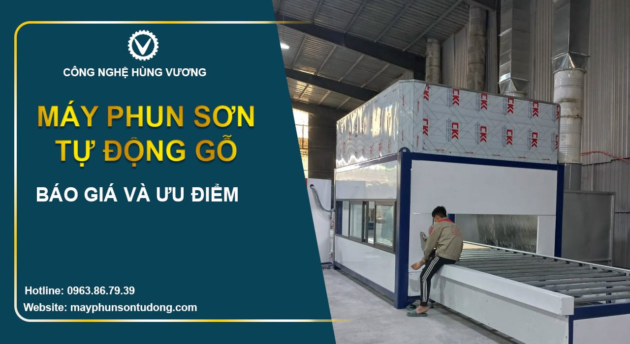 báo giá máy phun sơn tự động gỗ