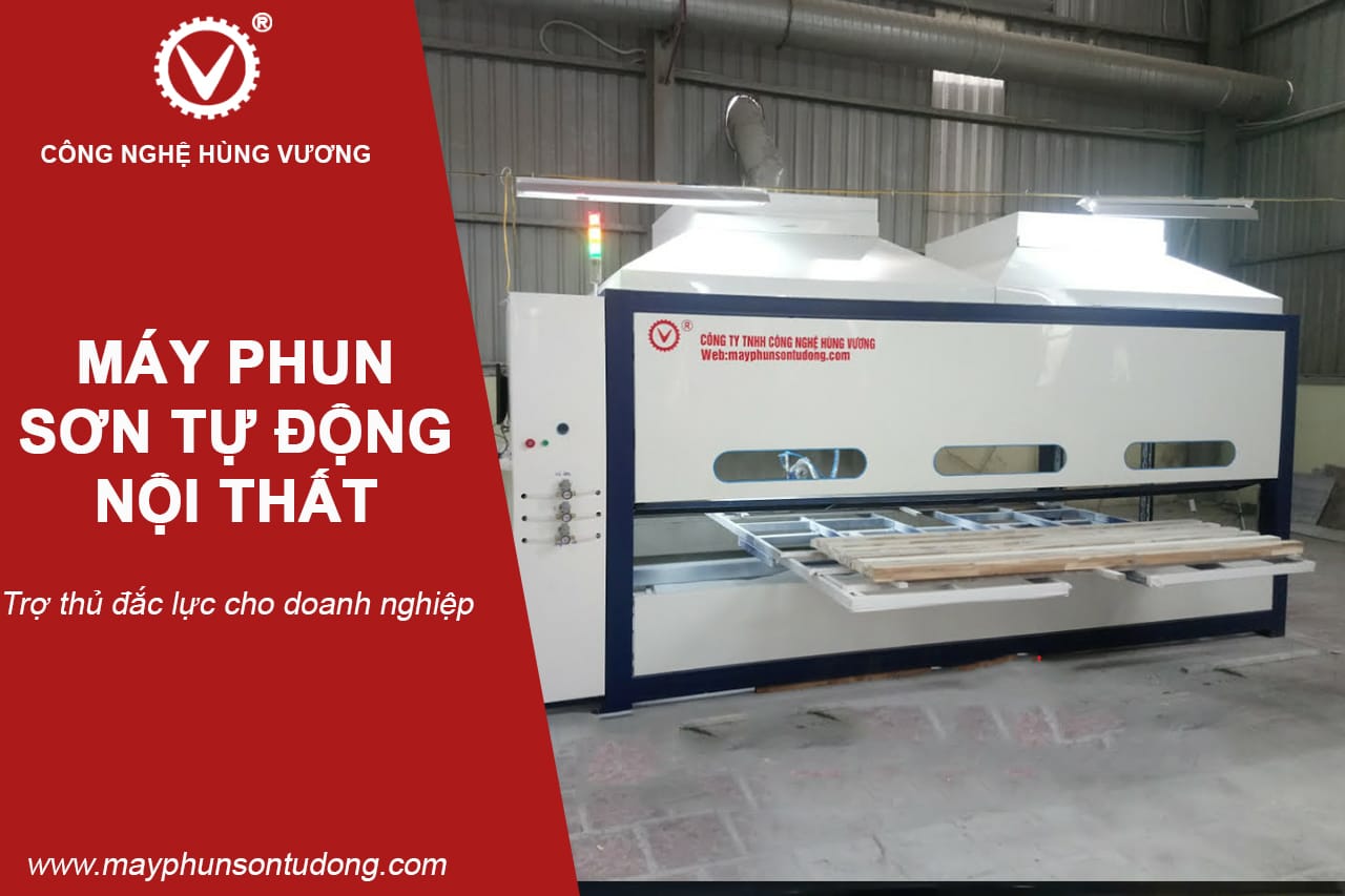 máy phun sơn tự động nội thất