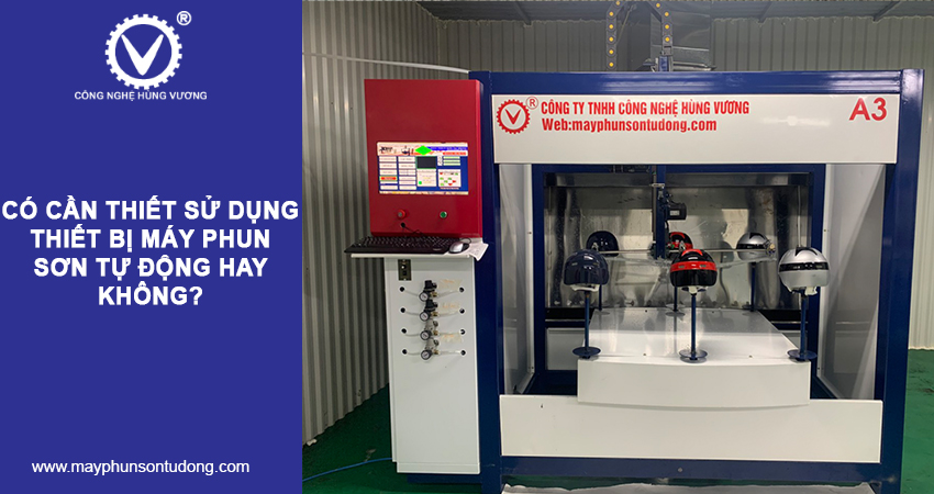 máy phun sơn tự động