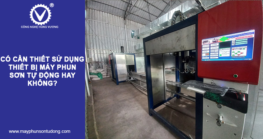 máy phun sơn tự động