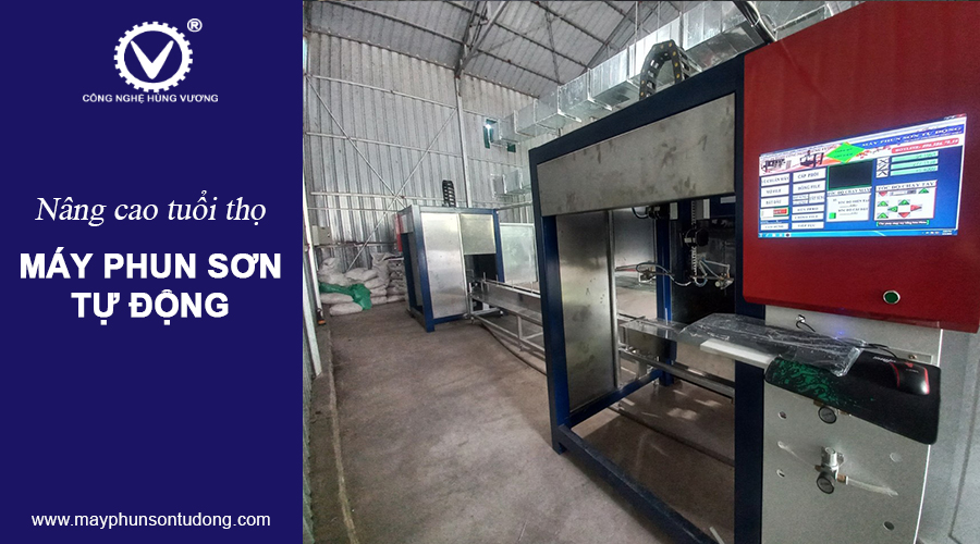 máy phun sơn tự động