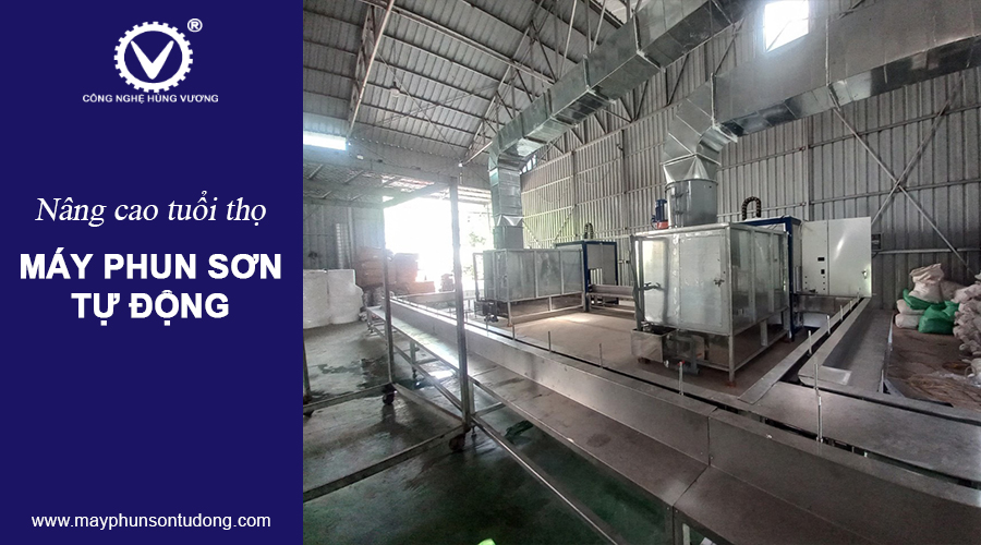 máy phun sơn tự động Công Nghệ Hùng Vương