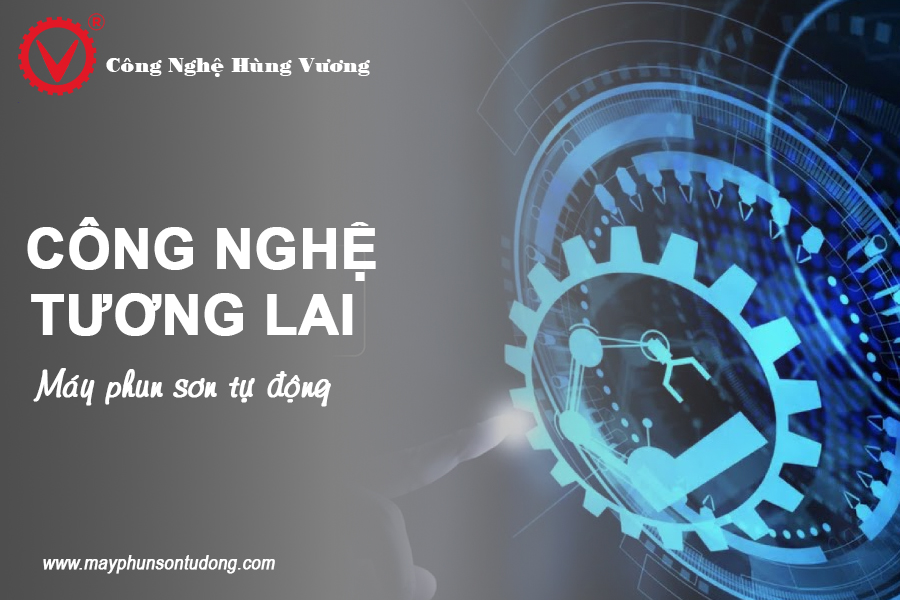 công nghệ tương lai sử dụng máy phun sơn tự động
