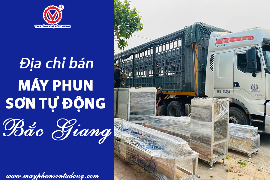 địa chỉ mua máy phun sơn tự động giá rẻ tại Bắc Giang