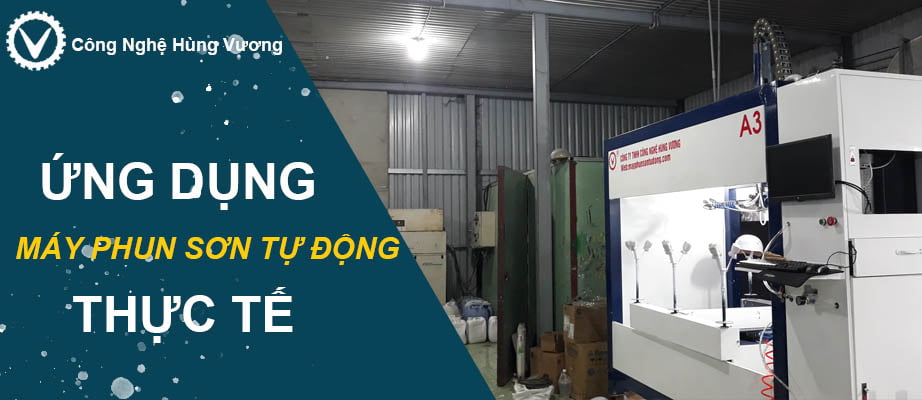 ứng dụng máy phun sơn tự động