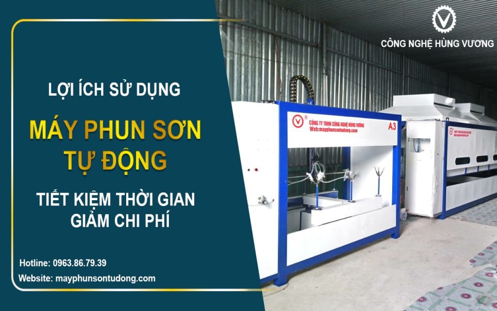 lợi ích sử dụng máy phun sơn tự động