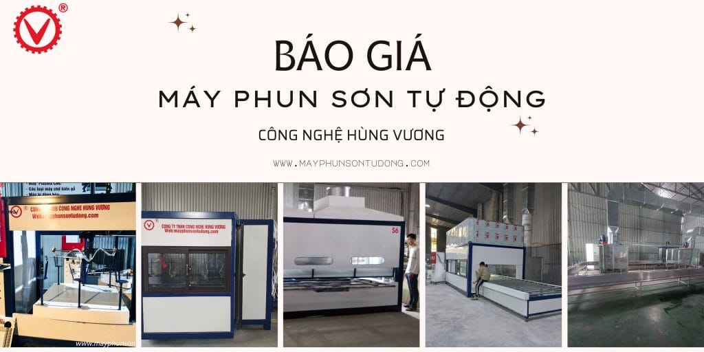 báo giá máy phun sơn tự động