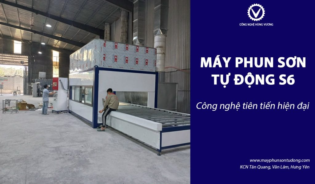 máy phun sơn tự động s6